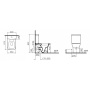 Унитаз-компакт Vitra S20 9819B003-7202 сиденье с микролифтом
