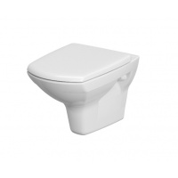 Унитаз подвесной Cersanit Carina Clean On безободковый с сиденьем микролиф