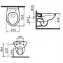 Унитаз подвесной Vitra Normus 6855B003-0101