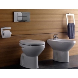 Унитаз VICTORIA приставной с гориз выпуск бел