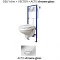 Комплект DELFI SET DELFI-VECTOR с кн. ACTIS хром глянц.