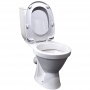 Унитаз-компакт VitrA Eco Line 9837B003-7200 косой выпуск, сиденье дюропласт