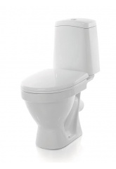 Унитаз-компакт Sanita Лада стандарт, косой выпуск, полипропилен, н/п