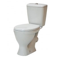 Унитаз-компакт Sanita Эталон стандарт, косой выпуск, полипропилен, н/п