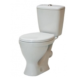 Унитаз-компакт Sanita Эталон стандарт, косой выпуск, полипропилен, н/п