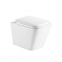 Унитаз подвесной Azario Teramo AZ-0052, безободковый, с сиденьем микролифт