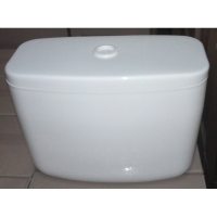 Бачок ПЛАСТИКОВЫЙ нижний, кнопка белая, Спб