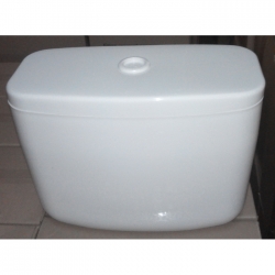 Бачок ПЛАСТИКОВЫЙ нижний, кнопка белая, Спб