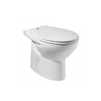 Чаша унитаза VICTORIA косой выпуск белый