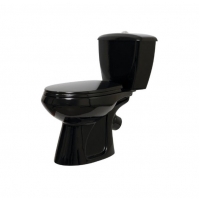 Унитаз-компакт Элисса чёрный (косой, нижн, сид, арм, гофра К828) Ст.Оскол