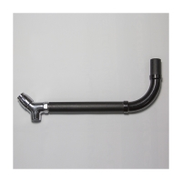 Кран смывной КРС-20-04 с пластмассовой трубой (кнопка)