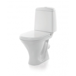 Унитаз-компакт Sanita Аттика стандарт (косой, нижн.подв 1 кн. арм. Уклад, сид полипропилен)