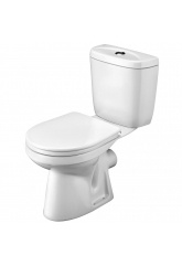 Унитаз-компакт Santek Анимо ЭКОНОМ 1WH110035 с горизонтальным выпуском,сиденье полипропилен