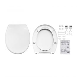 Унитаз-компакт Sanita Эталон комфорт, косой выпуск, сиденье АВН ДМ, н/п