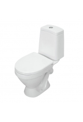 Унитаз-компакт Sanita Лада комфорт, косой выпуск, сиденье Wirquin ДМ, н/п