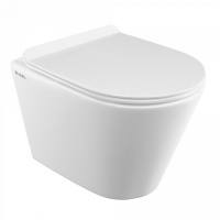 Унитаз подвесной IDDIS CALRDSEi25 Calipso безободковый сиденье дюропласт, микролифт