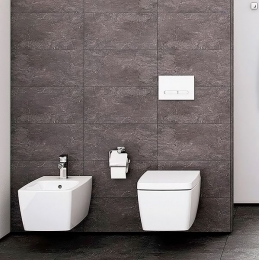 Унитаз подвесной Vitra Metropole 7672B003-1687 с бидеткой и встроенным смесителем