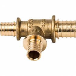 Тройник 20мм х 16мм х 16мм Vieir аксиальный для труб из сшитого полиэтилена