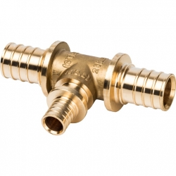 Тройник 25мм х 16мм х 25мм Vieir аксиальный для труб из сшитого полиэтилена