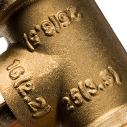 Тройник 25мм х 16мм х 25мм Vieir аксиальный для труб из сшитого полиэтилена