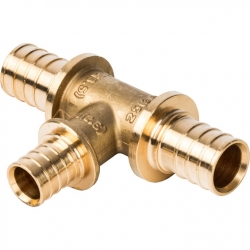 Тройник 25мм х 20мм х 25мм Vieir аксиальный для труб из сшитого полиэтилена