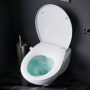 Унитаз подвесной AM.PM Sense CCM741700 безободковый, с механической крышкой-биде Clean Care