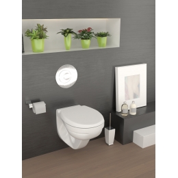 Унитаз подвесной Керамин Гранд безободковый сидение пластик