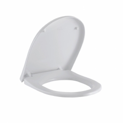 Сиденье для унитаза Dinoplast Orion для Kirovit Элеганс, микролифт, съем, дюропласт, белое