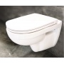 Унитаз подвесной Sanita Luxe BEST SL DM сиденье микролифт, быстросъем clip up , белый