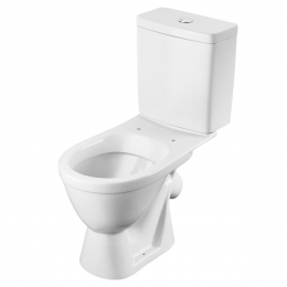 Унитаз-компакт Santek Уно, 2режима, сиденье ПП микролифт softclose, косой выпуск, нижний подвод, бел