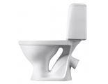 Унитаз-компакт Santeri Соната Комфорт, микролифт, антивсплеск, косой выпуск, белый, г.Воротынск