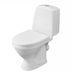 Унитаз-компакт Santeri Соната Комфорт, микролифт, антивсплеск, косой выпуск, белый, г.Воротынск