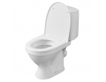 Унитаз-компакт Santeri Соната Комфорт, микролифт, антивсплеск, косой выпуск, белый, г.Воротынск