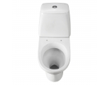 Унитаз-компакт Santeri Соната Комфорт, микролифт, антивсплеск, косой выпуск, белый, г.Воротынск