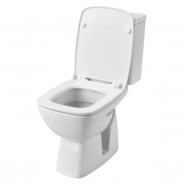 Унитаз-компакт Santek Нео Лайт rimless 1WH302471 с косым выпуском, микролифт