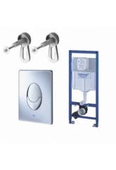 Инсталляция д/унитаза GROHE 38 721 001 RAPID SL 3 в 1, овал, б/пр