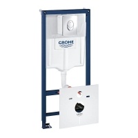 Инсталляция д/унитаза GROHE 38 750 001 RAPID SL, овал, с/пр