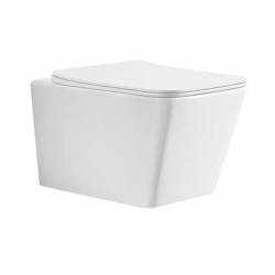 Унитаз подвесной Azario Boca AZ-2002 безободковый с сиденьем микролифт