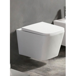 Унитаз подвесной Azario Nova AZ-2216 безободковый с сиденьем микролифт