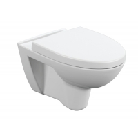 Унитаз подвесной Cersanit PARVA CLEAN ON DPL EO с крышкой lifting, белый