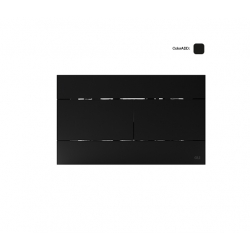 Панель смыва OLI Slim, двойная, черный Soft-touch