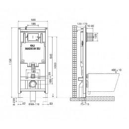 Инсталляция OLI 80 ECO Sanitarblock механическая