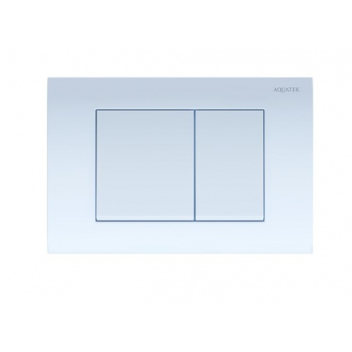 Панель смыва Aquatek Белая (клавиши квадрат) купить в интернет магазине Санрай73