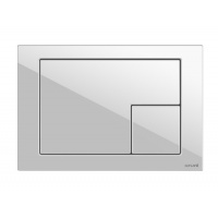 Кнопка Cersanit CORNER, пластик, белый