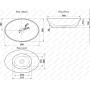 Раковина Melana MLN-78162, накладная на столешницу