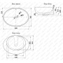 Раковина Melana MLN-78394, накладная на столешницу