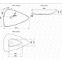 Раковина Melana MLN-7861, накладная на столешницу