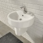 Полупьедестал Sanita Luxe Best белый