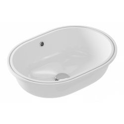 Раковина Cersanit Caspia 55, встраиваемая под столешницу, овальная