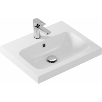 Раковина Cersanit Colour 50, подвесная, накладная